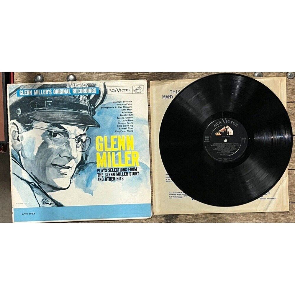 GLENN MILLER AND HIS ORCHESTRA  - ORIGINAL RECORDINGS LP - (INSTRUMENTAL BOX #2)
